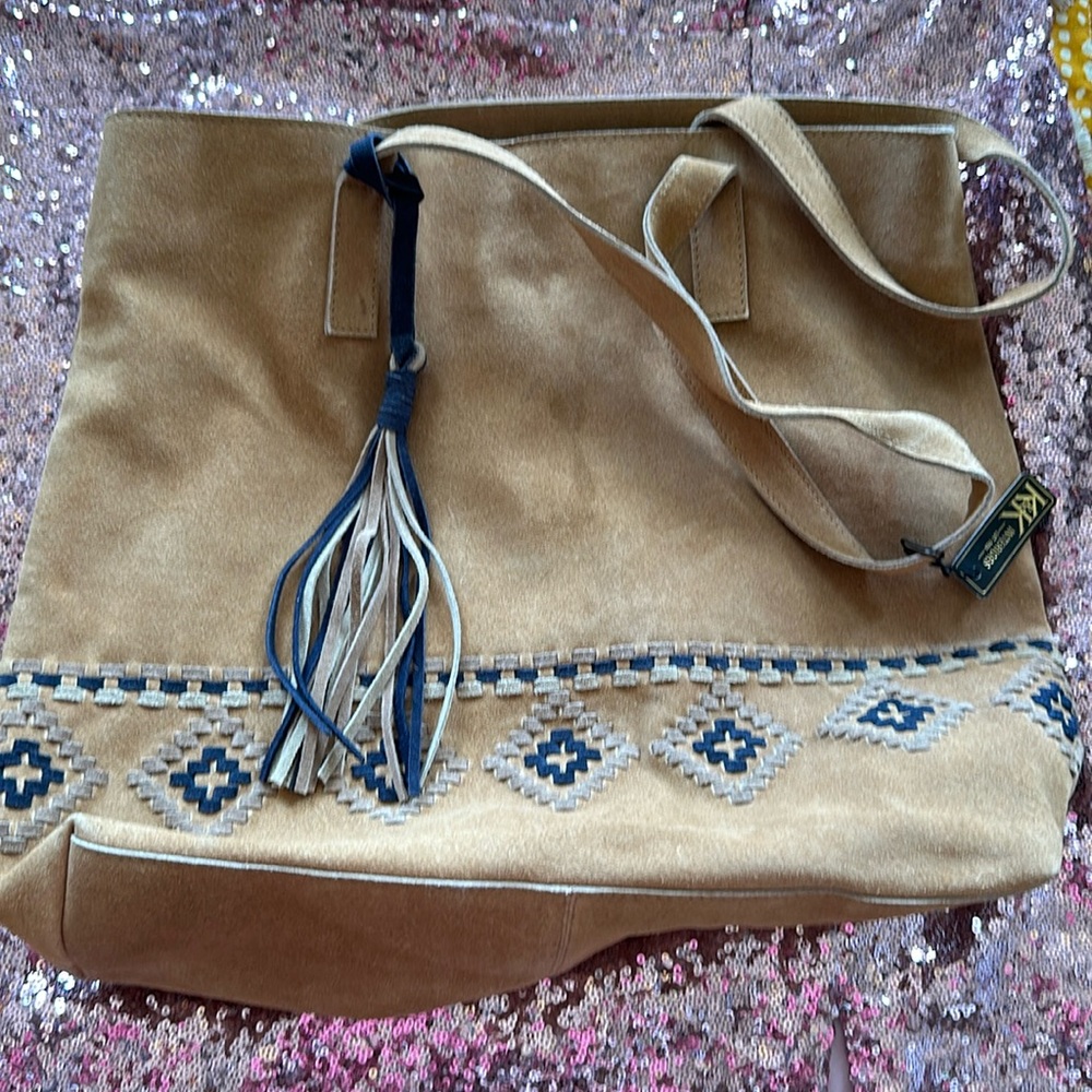 Brown purse/bag. Leather
